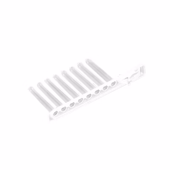 8-полосный планшет с глубокими лунками. Гребень с прозрачным наконечником. Лабораторные расходные материалы для планшетов с глубокими лунками.